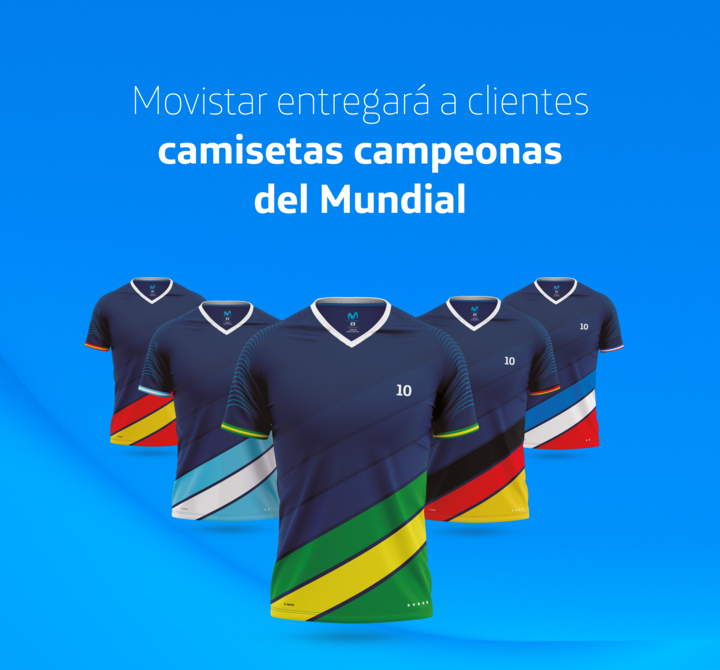 Movistar camisetas campeonas