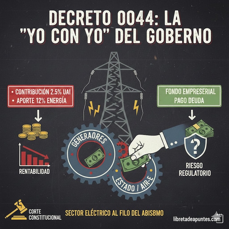 Decreto 0044: El «yo con yo» del Gobierno que pone en jaque al sector eléctrico