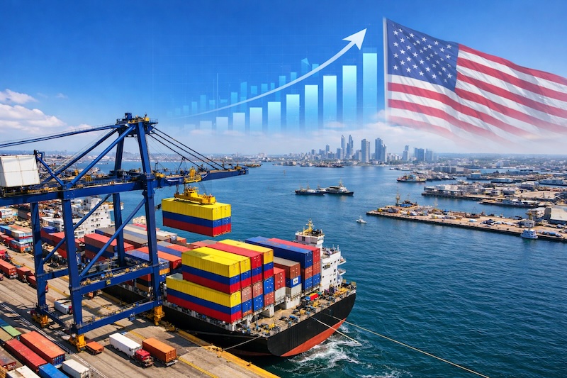 Exportaciones colombianas a Estados Unidos: crecieron 17% en enero