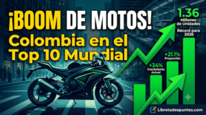 Colombia ya es el décimo mercado de motos más grande del mundo